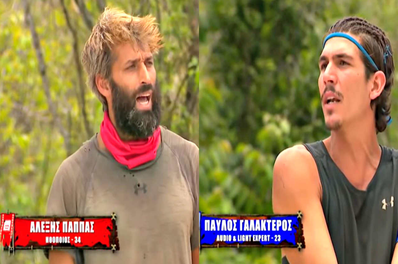 Survivor 4 - Αλέξης Παππάς στον Παύλο Γαλακτερό: «Σε έχει κάνει ο άλλος καρμπόν; Σαν τα μούτρα του; Γιατί σε είδα, όταν ήξερες πως θα ψηφιστείς, γέλαγες κιόλας»