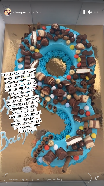 Ολυμπία Χοψονίδου: γιόρτασε τα γενέθλια του γιου της Βασίλη και της αδερφής της Βαλέριας - Δείτε τις τούρτες τους 