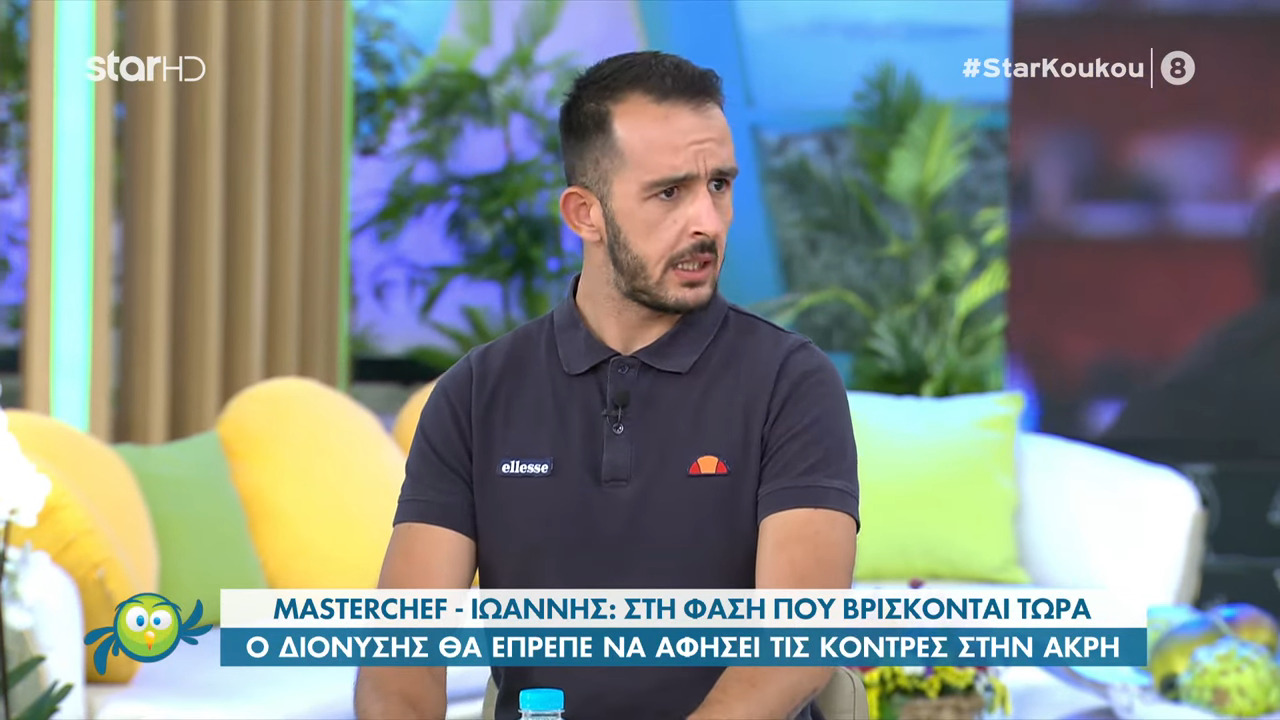 Masterchef 5 - Ιωάννης Αυλωνίτης: «Με το μέρος της Μαρίνας δεν θα είμαι ποτέ, ωστόσο, δεν κρατώ κακία»