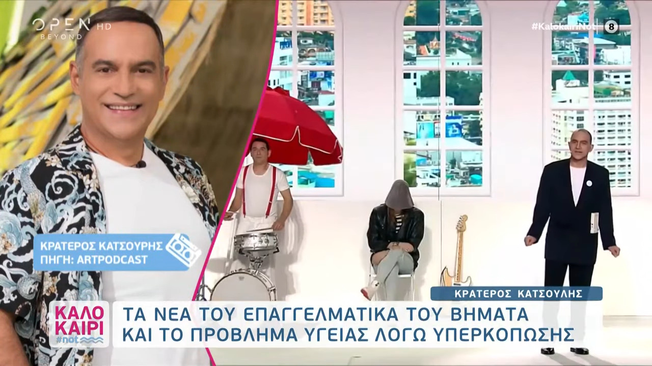 Κρατερός Κατσούλης: «Πέρασα ένα ισχυρό σοκ από μια παραλίγο πολύ μεγάλη ζημιά που πήγα να πάθω στην υγεία μου»