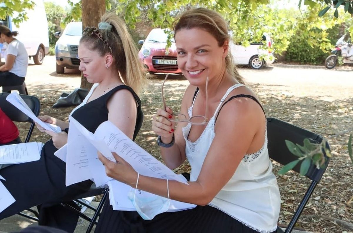 Παναγιώτα Βλαντής – Μάριος Αθανασίου – Ιεροκλής Μιχαηλίδης: η πρώτη συνάντηση για τη νέα κωμική σειρά του Alpha (φωτογραφίες)