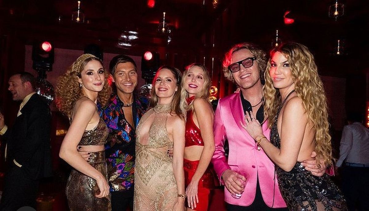 Η Ευγενία Νιάρχου και η Μαρία Ολυμπία στο χλιδάτο πάρτι του Evangelo Bousis στο Λονδίνο