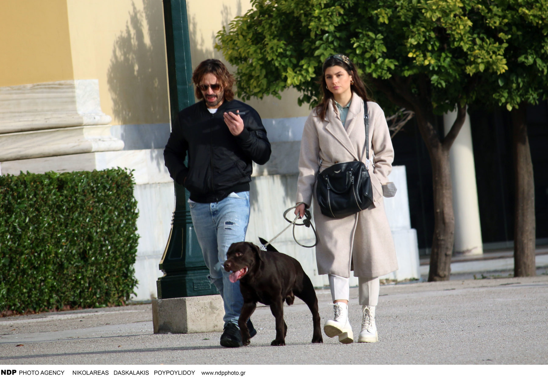 Δανάη Παππά - Λάμπρος Λάζαρης: Βόλτα για δυο στο Ζάππειο (φωτογραφίες)