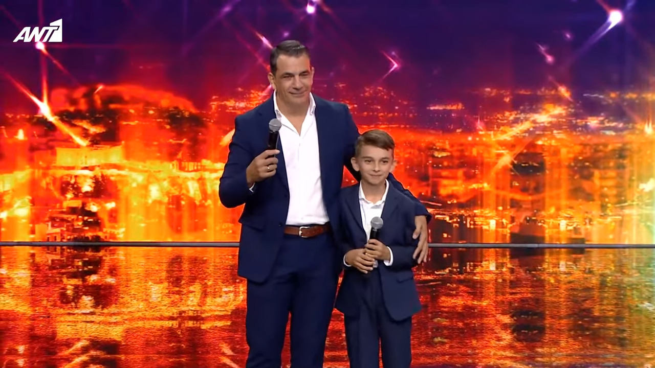 Ελλάδα έχεις Ταλέντο: το ντουέτο πατέρα και γιου που πήραν το Golden buzzer