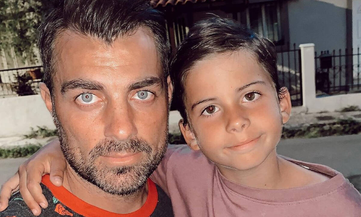 Στέλιος Χανταμπάκης: ο γιος του είναι ένα εκκολαπτόμενο ταλέντο των γηπέδων (φωτογραφίες - βίντεο)