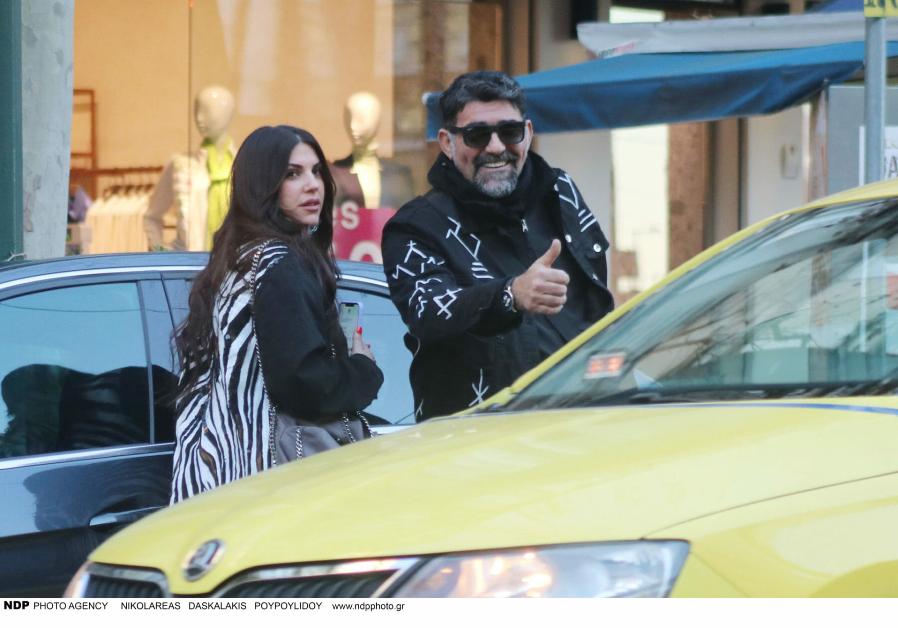 Μιχάλης Ιατρόπουλος: Βόλτα μαζί με την κόρη του, Μαρία (φωτογραφίες)