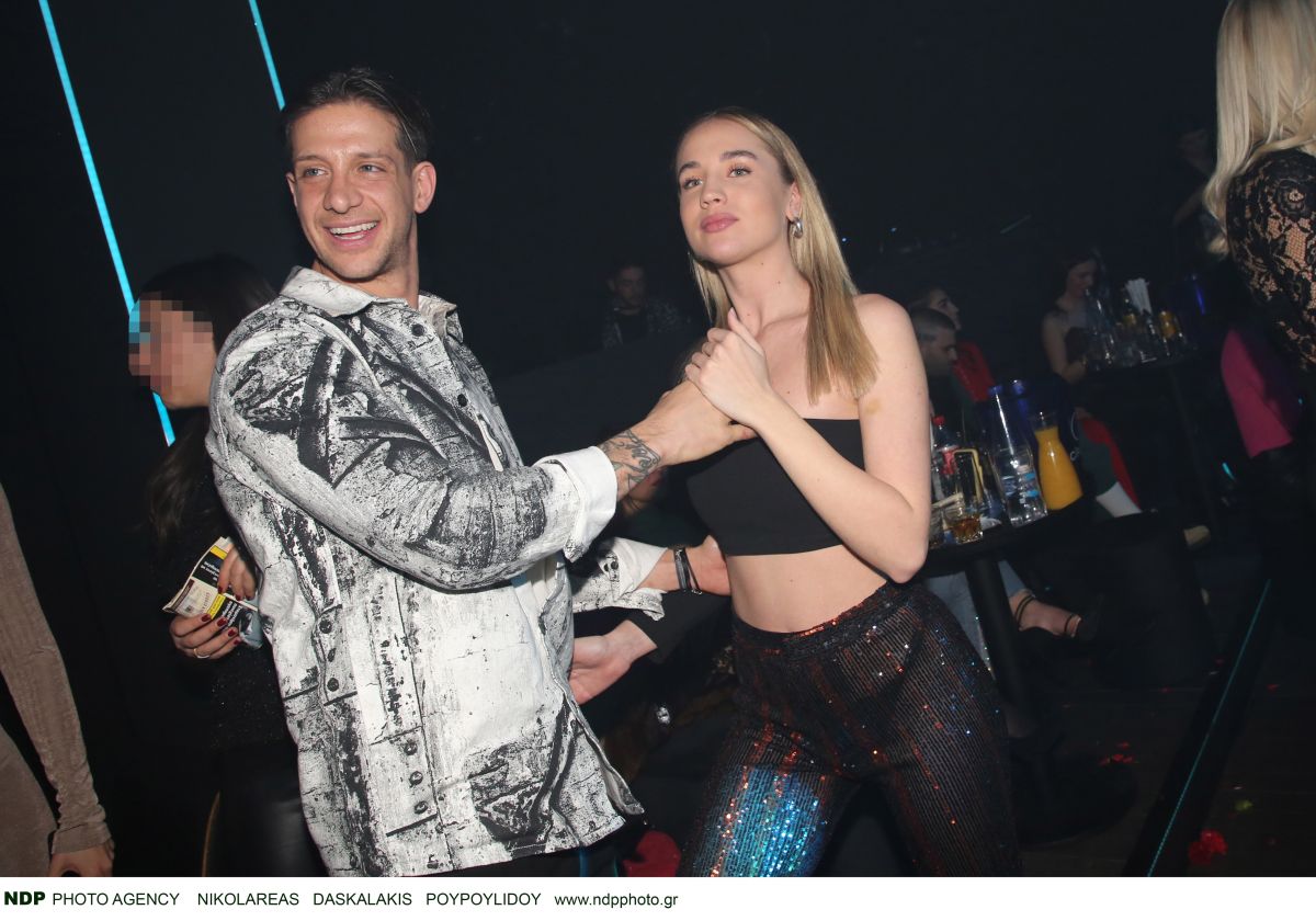 Ηλίας Μπόγδανος - Αλεξάνδρα Εξαρχοπούλου: λαμπεροί κι ερωτευμένοι στη βραδινή τους έξοδο