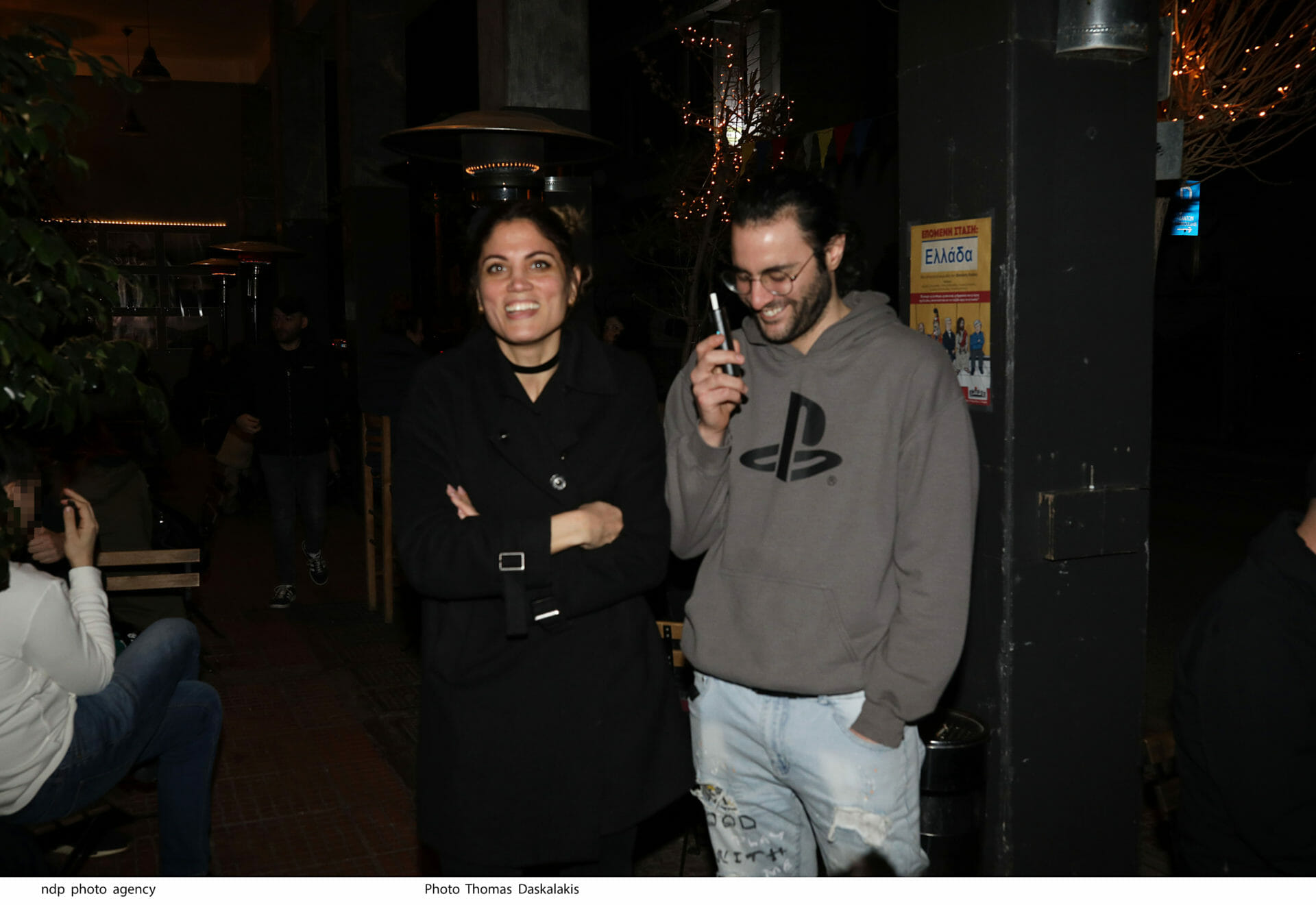 Μαίρη Συνατσάκη - Ίαν Στρατής: Νέα εμφάνιση του ζευγαριού στο κέντρο της Αθήνας (φωτογραφίες)