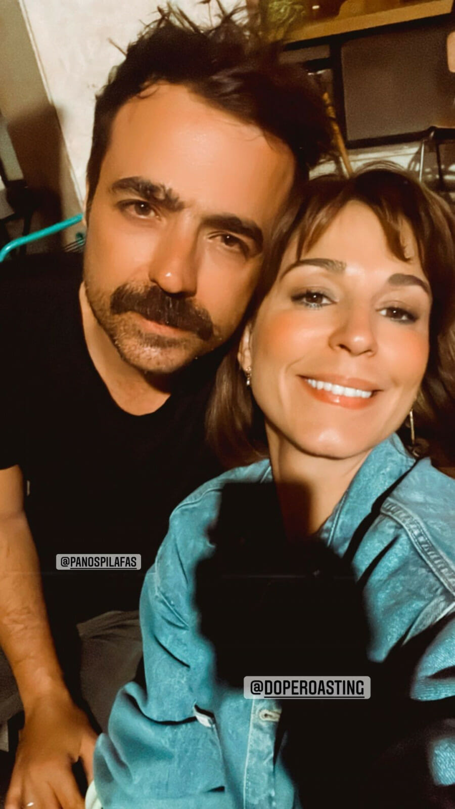 Κατερίνα Παπουτσάκη: Η σέλφι με τον άνδρα της