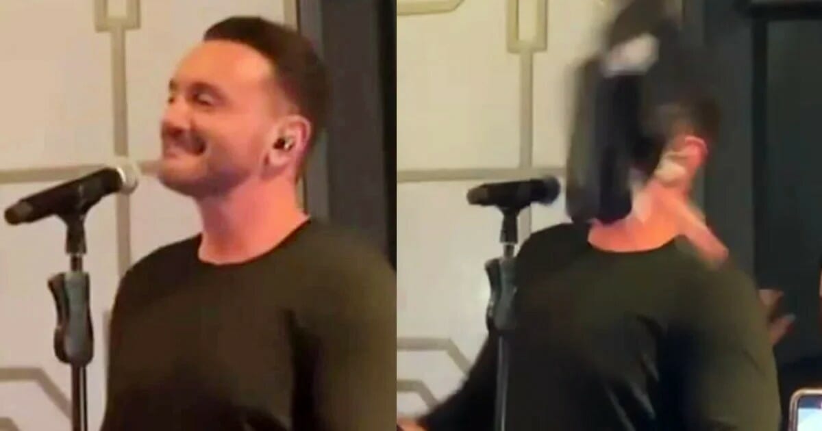 Χρήστος Μενιδιάτης: Η αντίδρασή του όταν έφαγε το δίσκο με λουλούδια στο πρόσωπο