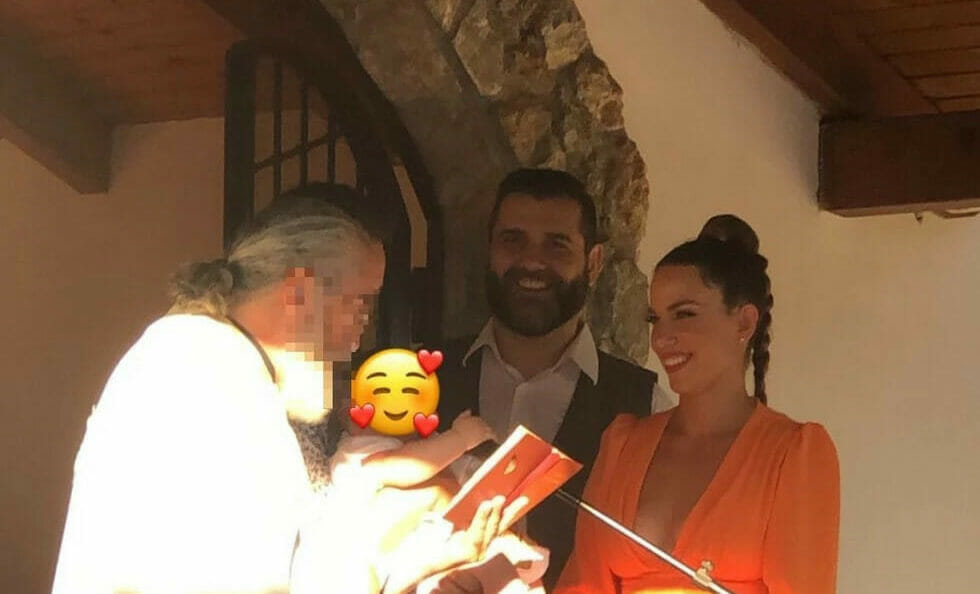 Κατερίνα Στικούδη - Βαγγέλης Σερίφης: βάφτισαν τον 8 μηνών γιο τους