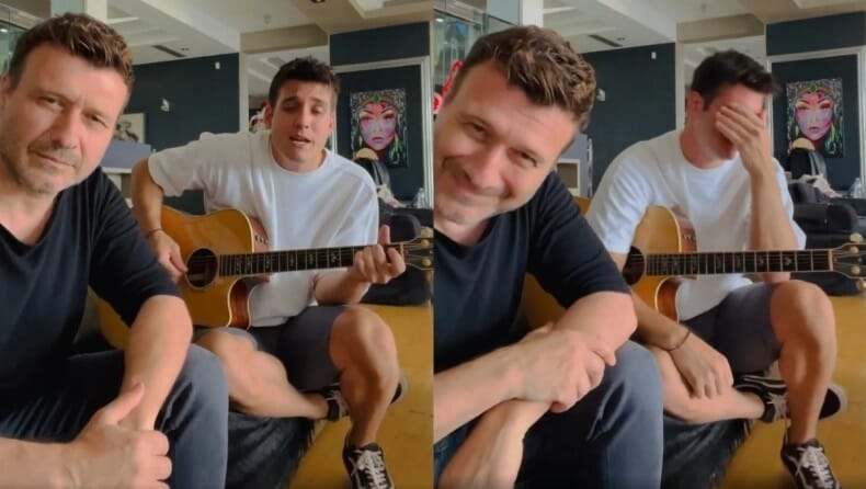 Γιάννης Πλούταρχος: Έκανε βίντεο με τον γιο του και τους έκανε... χαλάστρα η μητέρα του