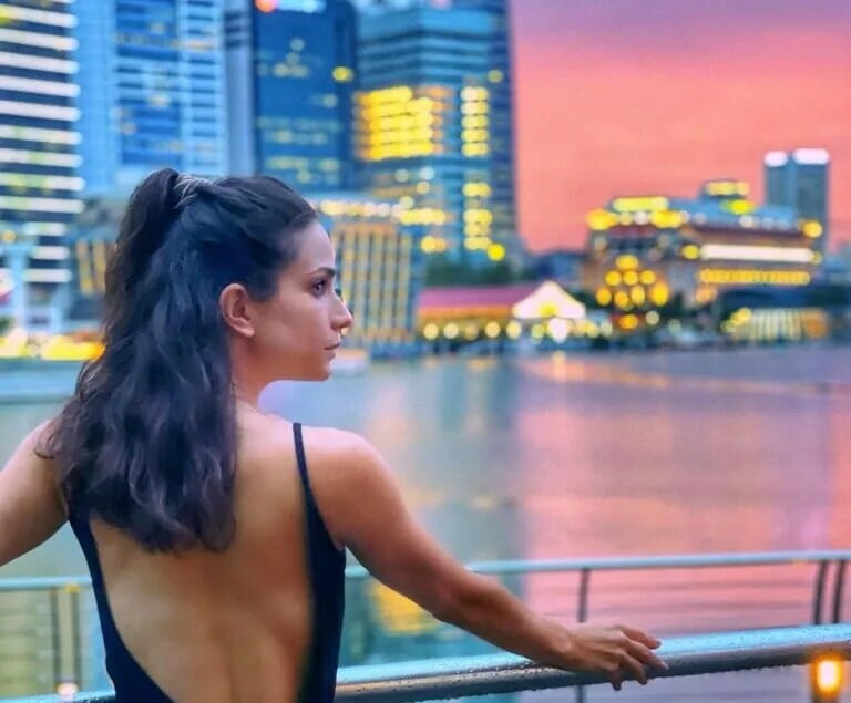 Η Κατερίνα Γερονικολού στη Σιγκαπούρη