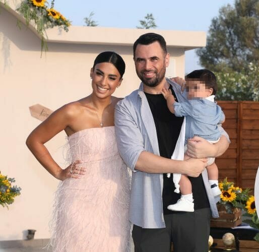 Γιώργος Παπαδόπουλος - Γαλάτεια Βασιλειάδη: βάφτισαν τον μικρό τους γιο - Όλες οι φωτογραφίες