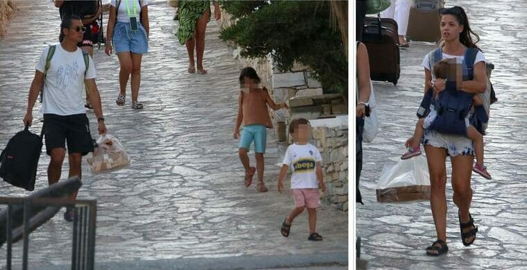 Σωτήρης Κοντιζάς: Mε την οικογένειά του στα Κουφονήσια