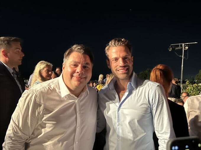 Κωνσταντίνος Αργυρός - Τζορτζ Τσούνης: Συναντήθηκαν στη Θεσσαλονίκη και διασκέδασαν στον Οικονομόπουλο