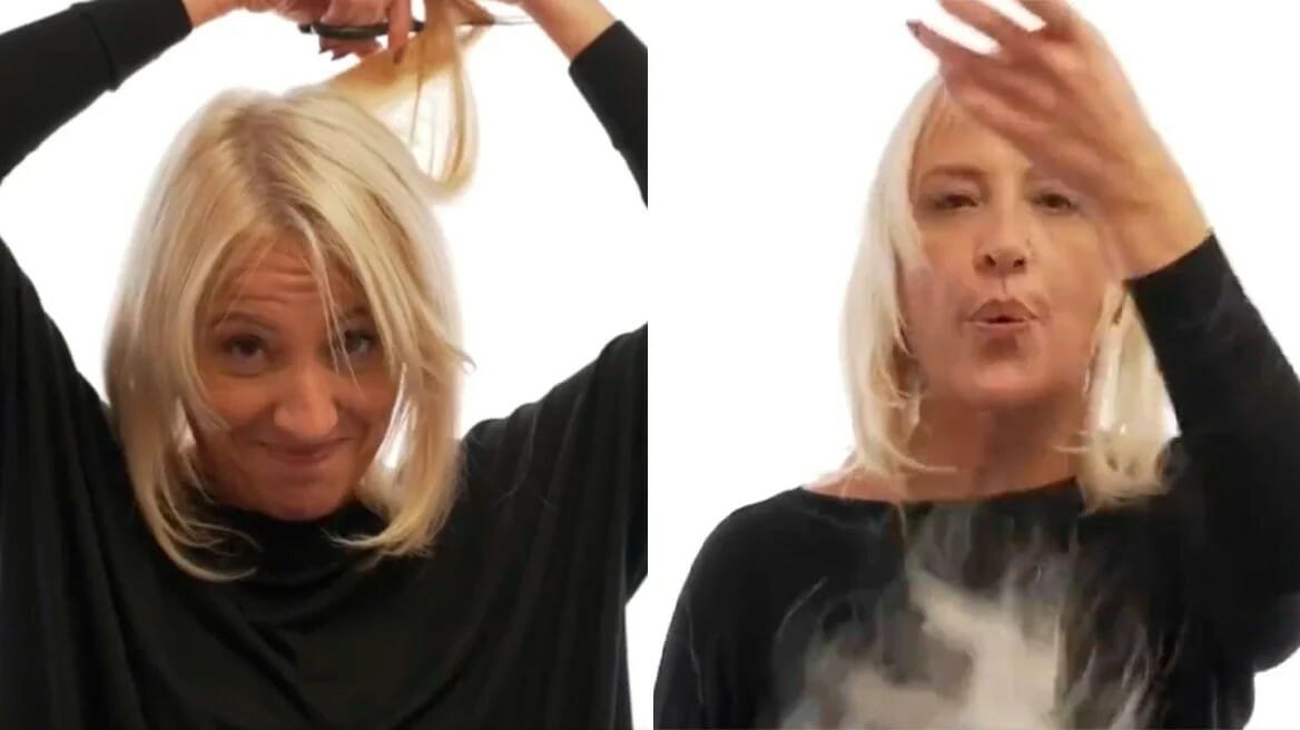 Η Ρένα Δούρου κόβει τα μαλλιά της για τις γυναίκες του Ιράν