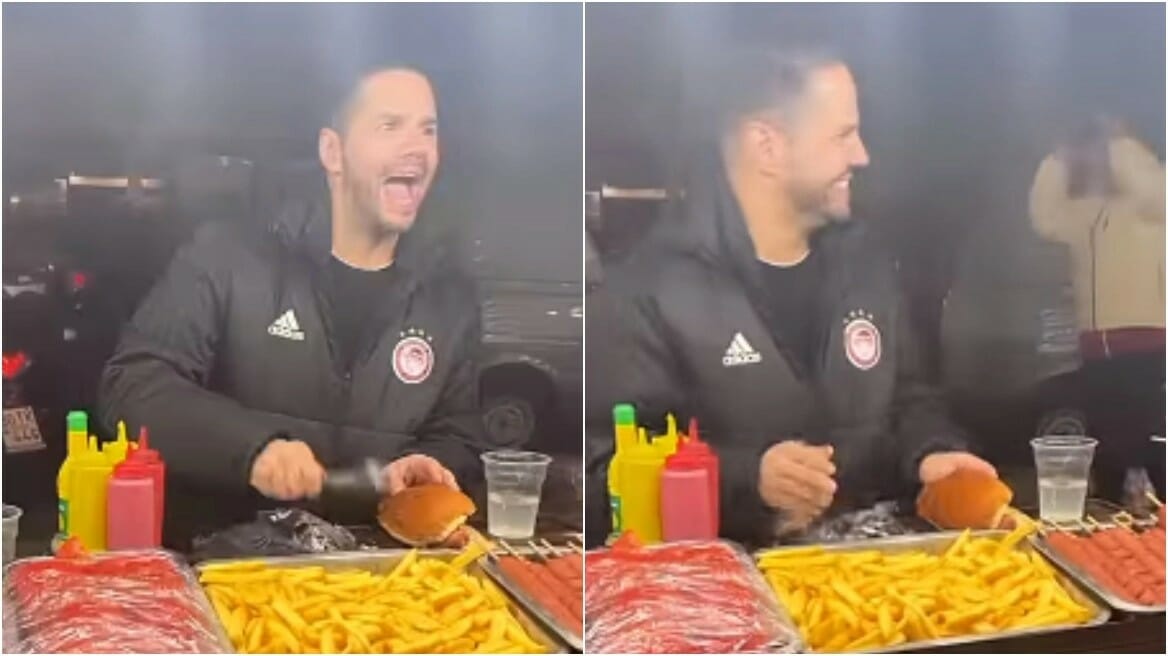 Γιώργος Τσαλίκης: Πούλησε χοτ-ντογκ έξω από το γήπεδο του Ολυμπιακού