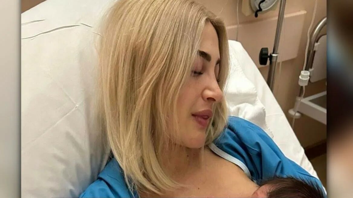 Ιωάννα Τούνη: Η πρώτη φωτογραφία με το νεογέννητο γιο της