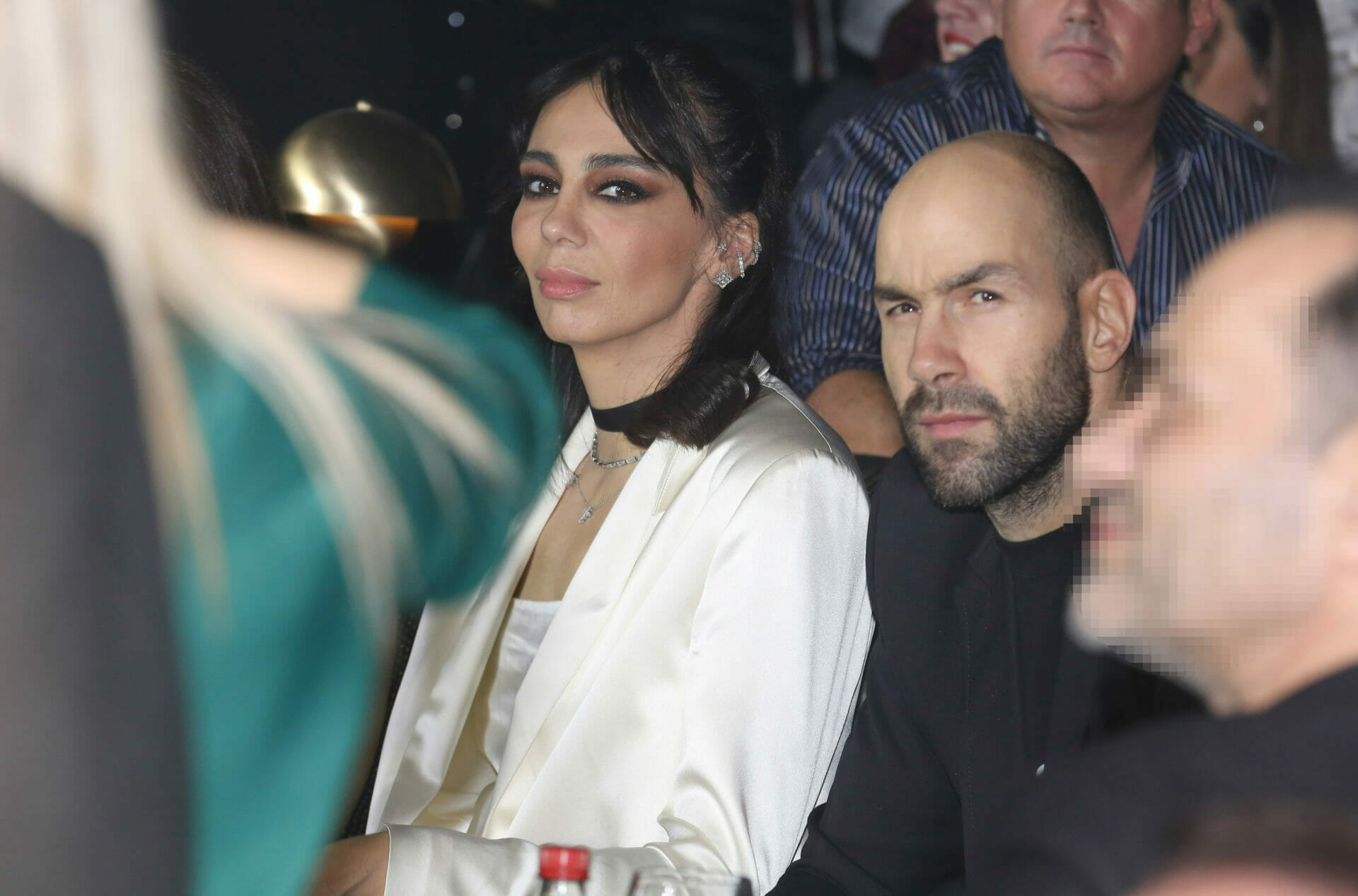 Ολυμπία Χοψονίδου - Βασίλης Σπανούλης: Στα μπουζούκια το ερωτευμένο ζευγάρι