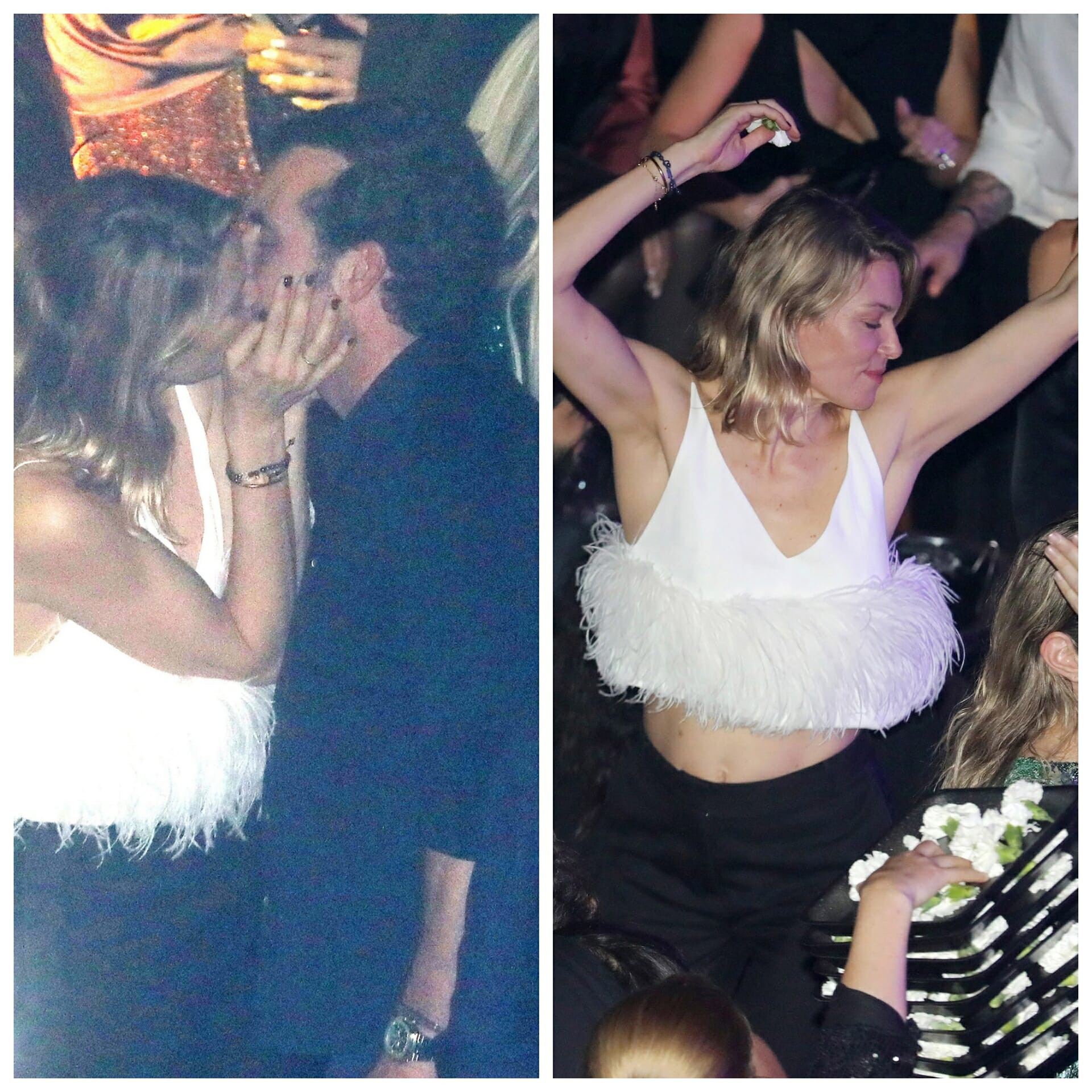 Βίκυ Καγιά by night: Οι τρυφερές στιγμές με τον σύζυγό της, ο ξέφρενος χορός και τα... πούπουλα