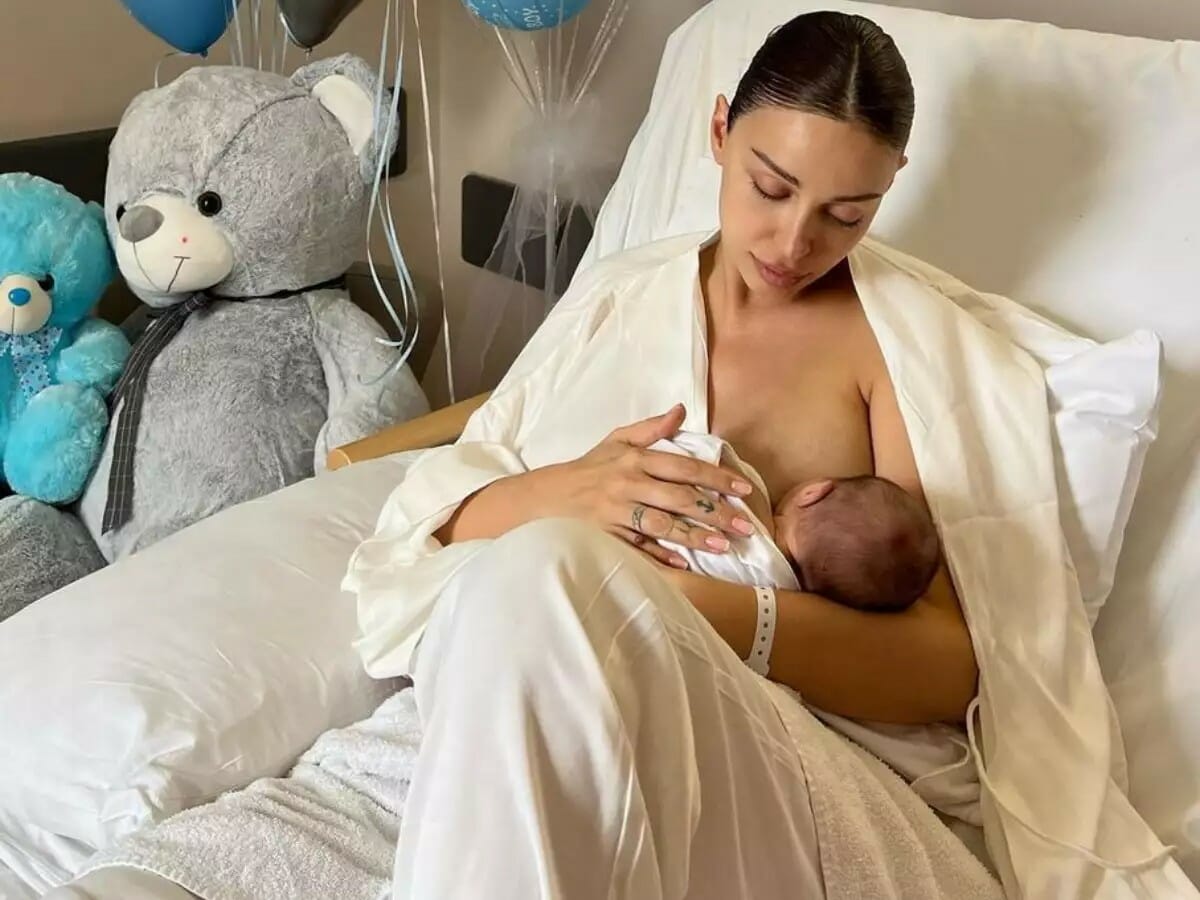 Ελένη Φουρέιρα: Γιορτάζει τον Αγιο Βαλεντίνο με τον επτά ημερών γιο της στο σπίτι