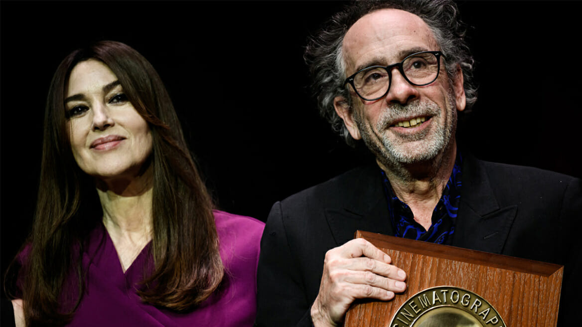 Μόνικα Μπελούτσι: Ζευγάρι με τον Τιμ Μπάρτον