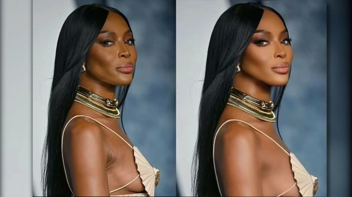 Ναόμι Κάμπελ: Σάλος με τις πειραγμένες φωτογραφίες της στα Όσκαρ