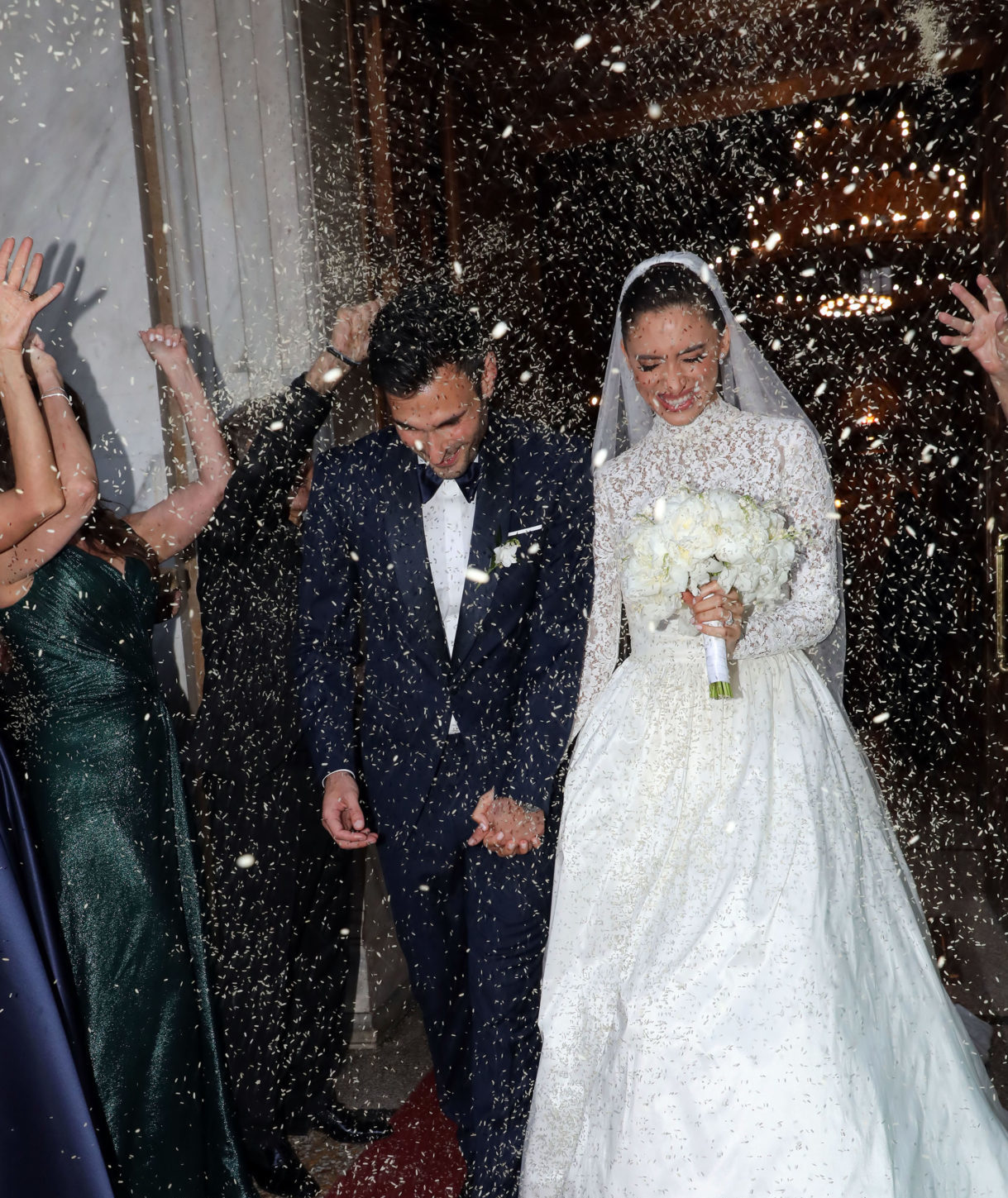 Πρέλεβιτς - Νομικός: Το φωτογραφικό άλμπουμ του γάμου τους στο Κολωνάκι