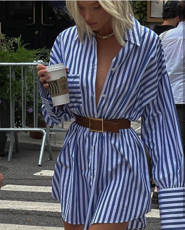 Ριγέ φόρεμα: Άνετο, δροσερό και στιλάτο! Δείτε συνδυασμούς